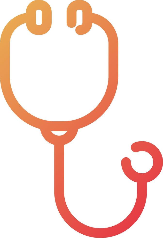 A stethoscope icon on a white background vector