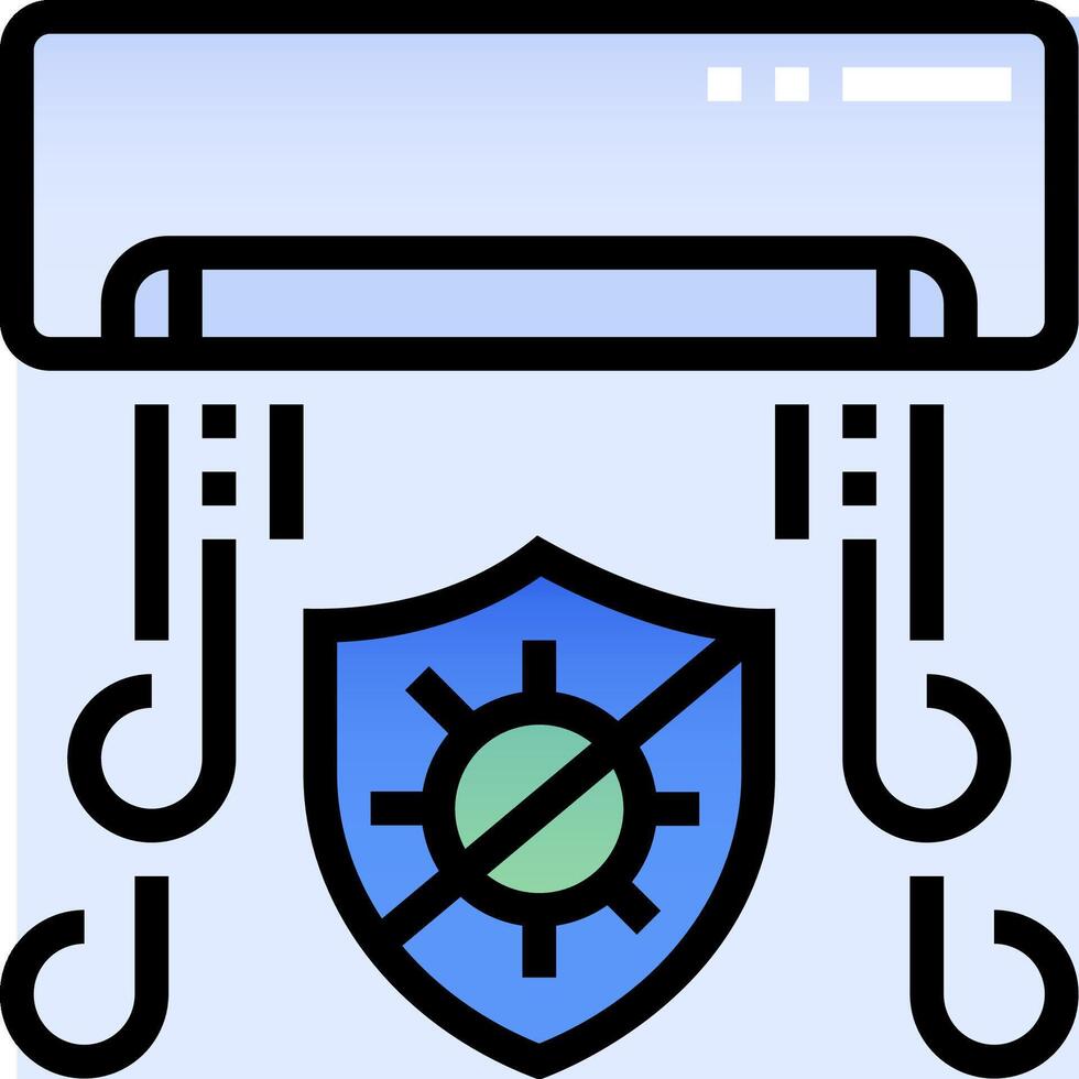 A shield with a shield and a shield on it vector