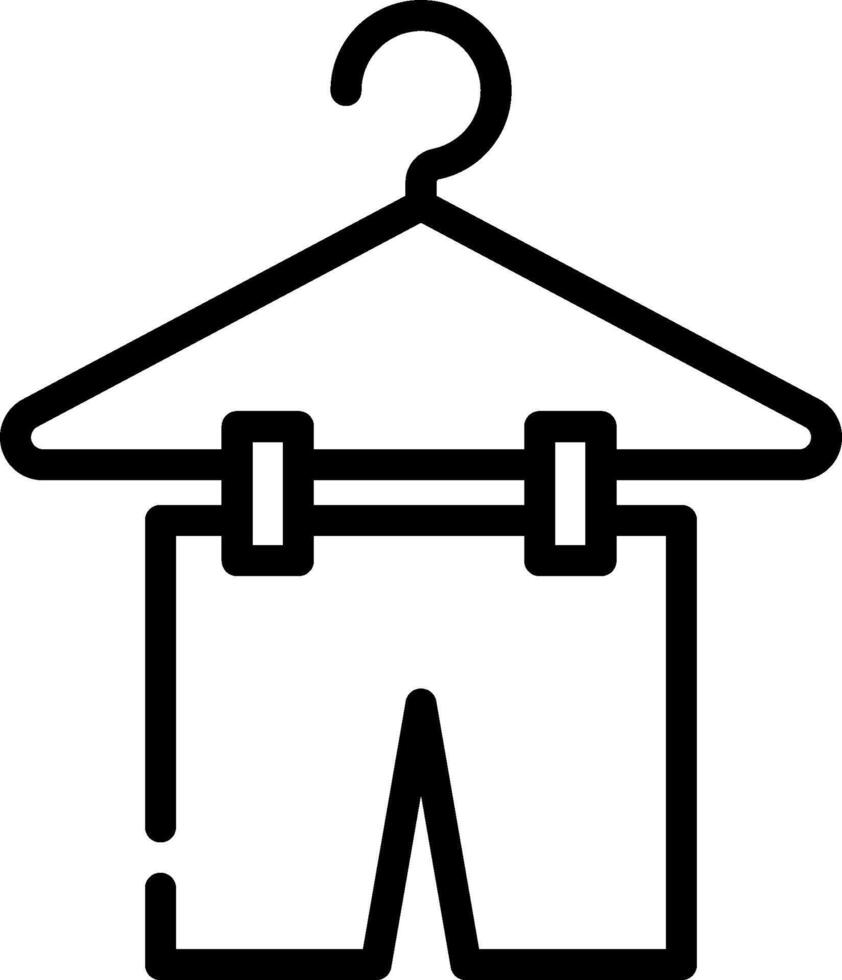 Clothes hanger icon illustration vector