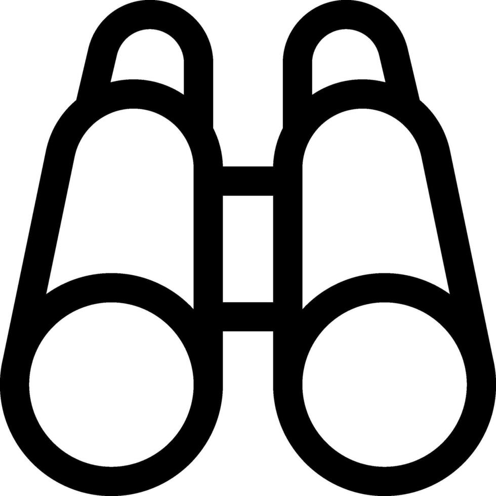 Binoculars icon on white background vector
