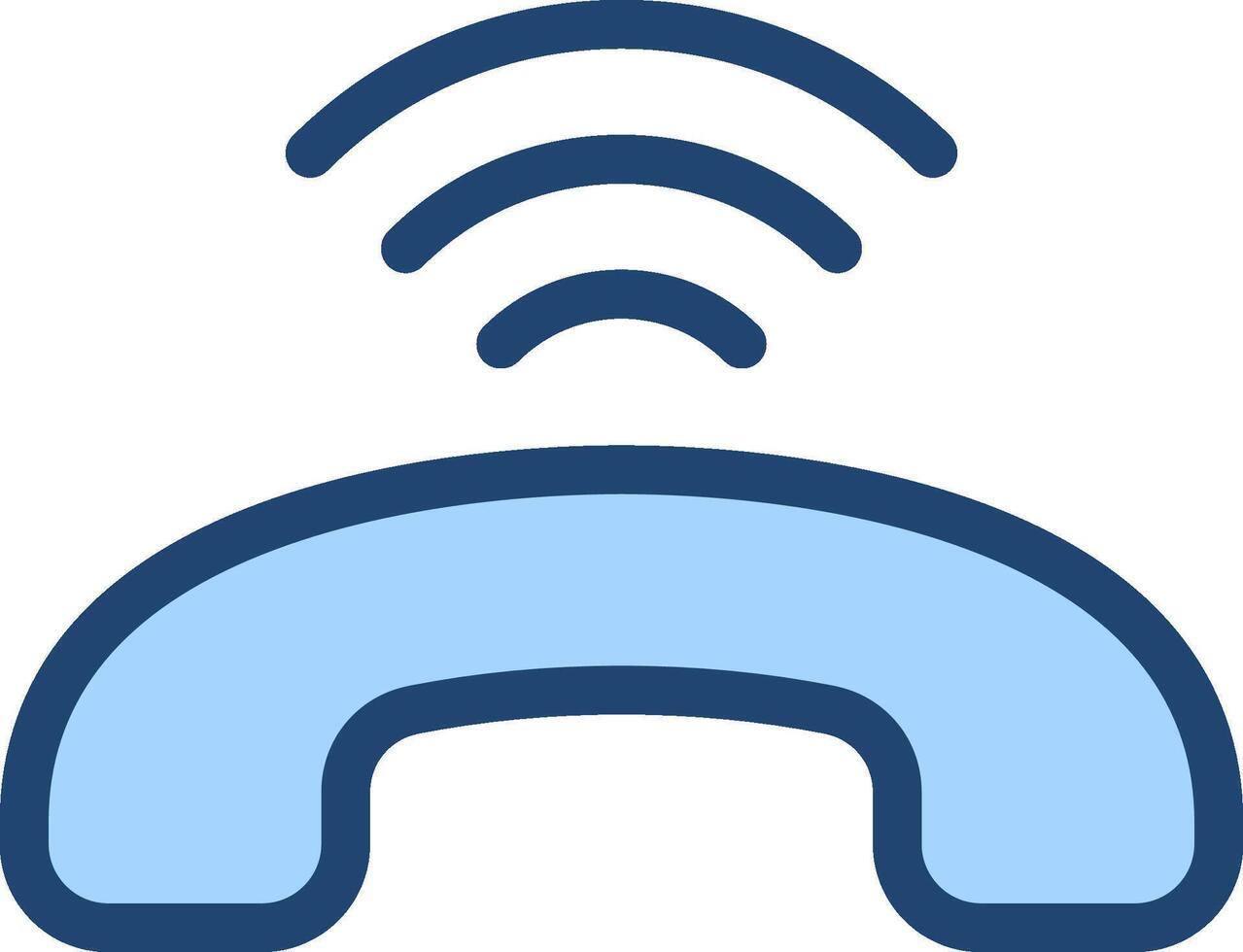 A phone icon with a wifi symbol vector