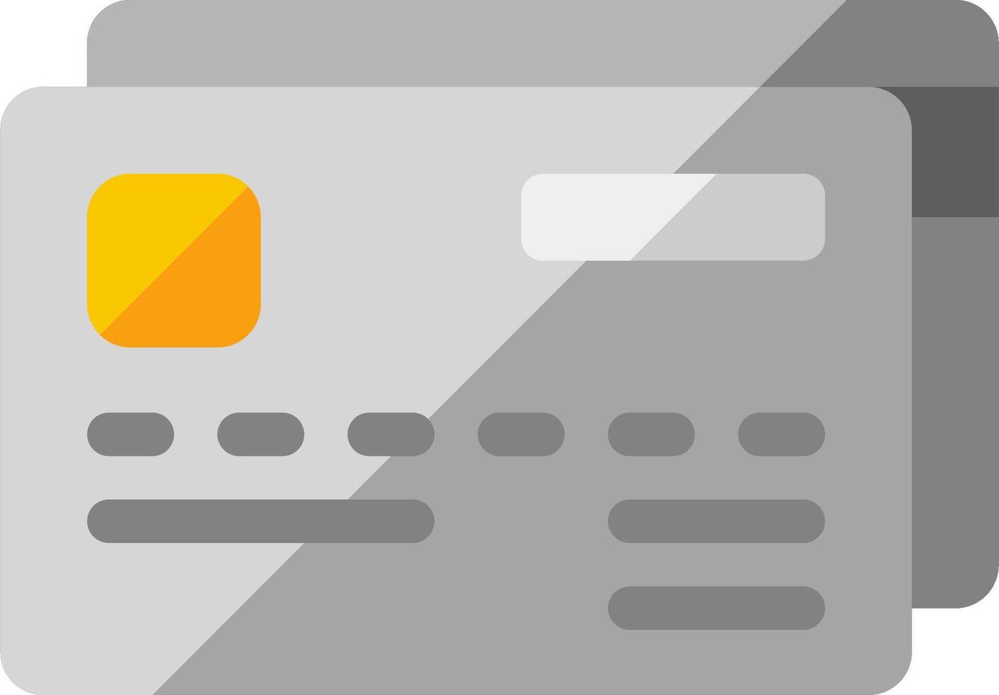 Credit card icon flat design illustration vector