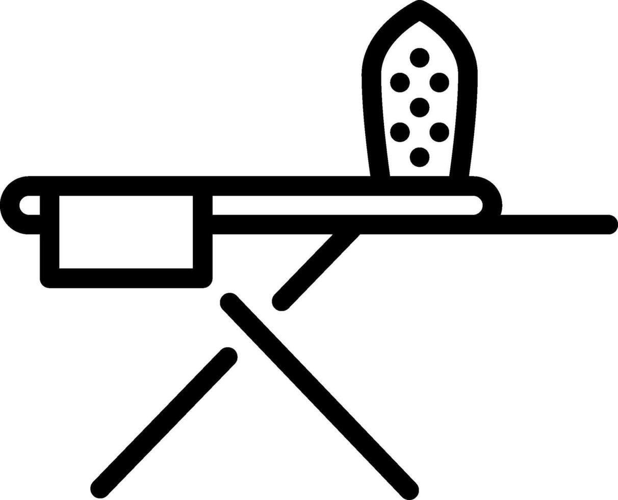 Ironing board icon vector