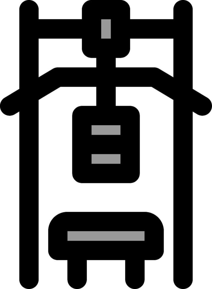 A black and white image of a house with a ladder vector