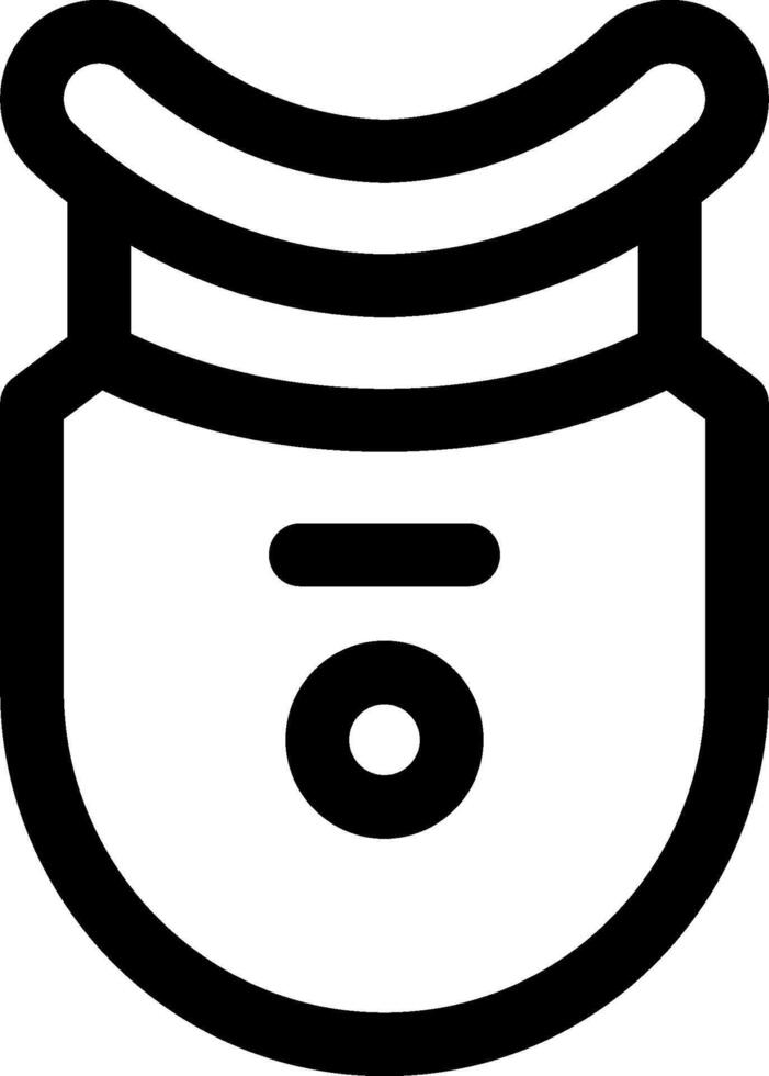 A black and white icon of a jar vector