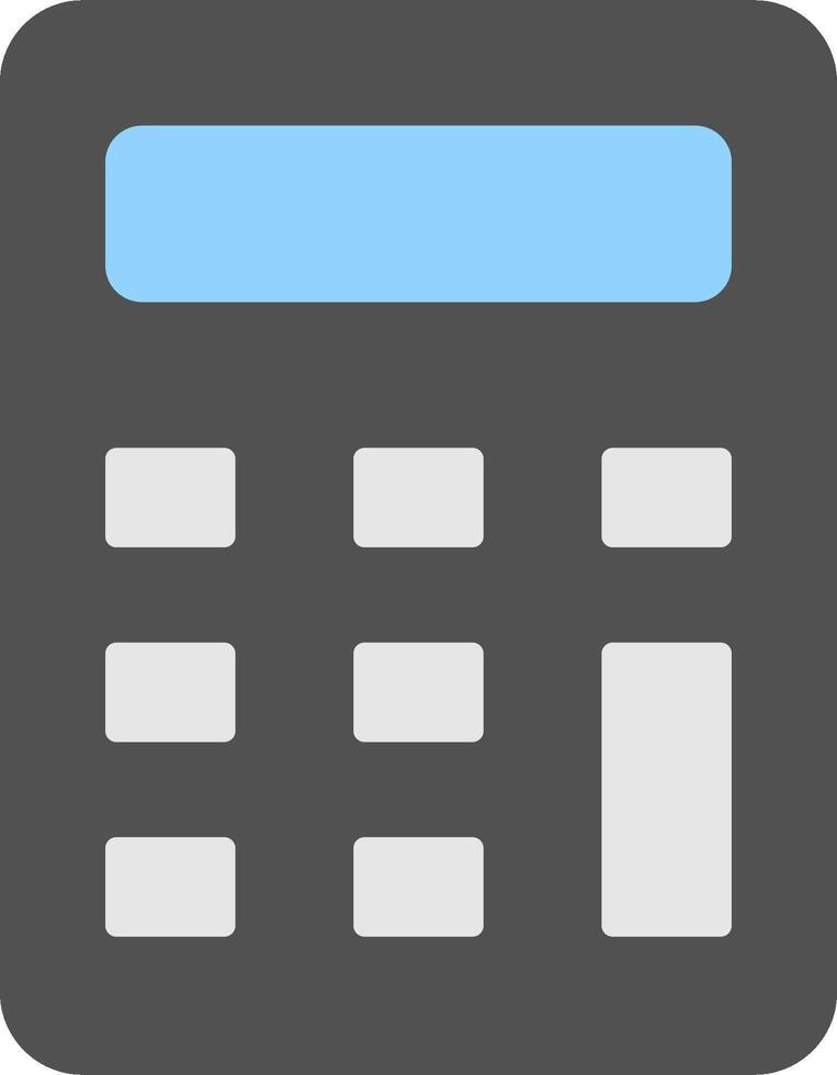 A calculator icon on a white background vector