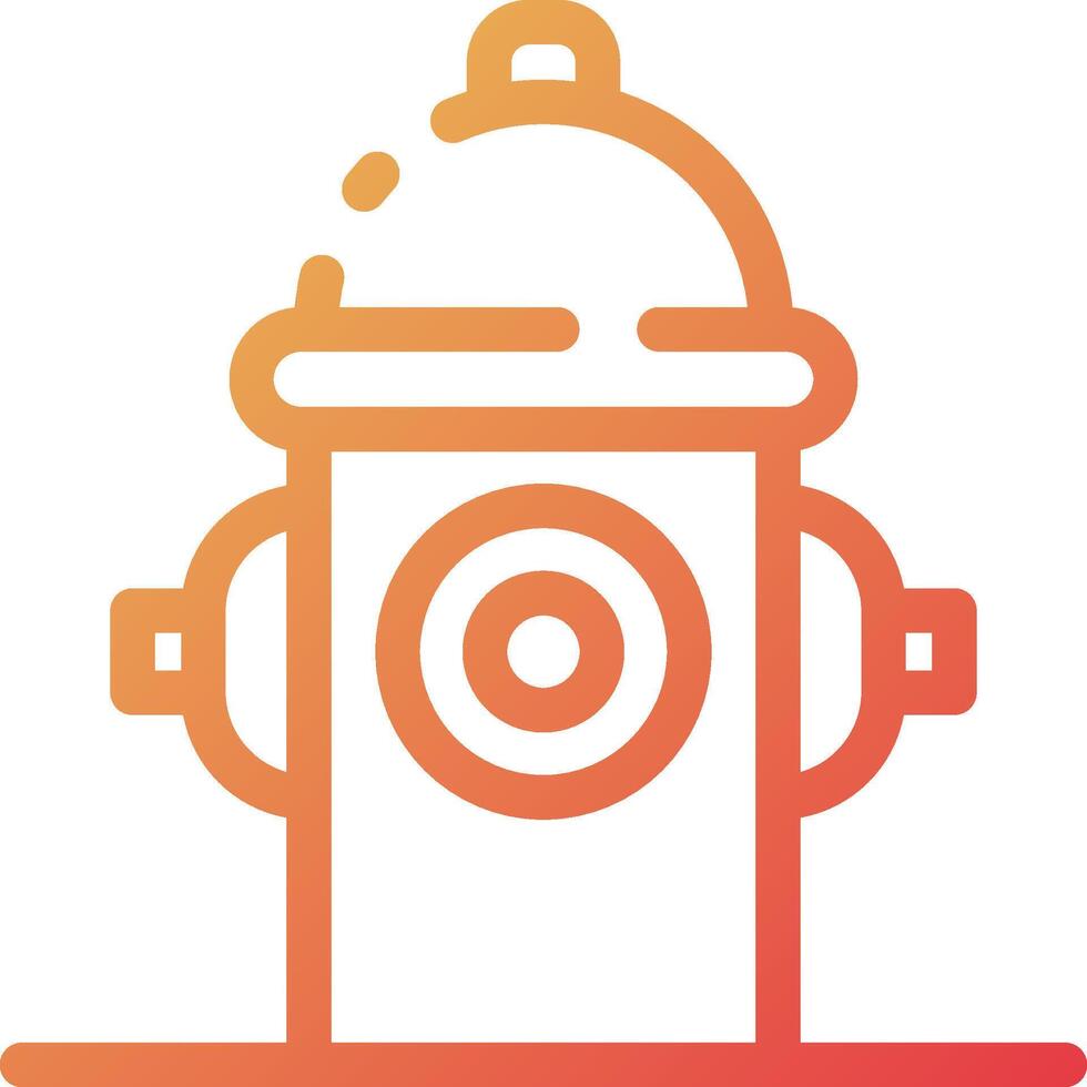 Fire hydrant icon illustration vector