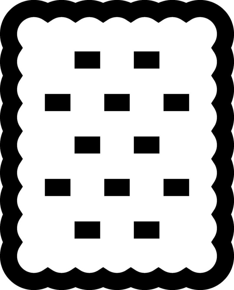 A square with black and white squares on it vector