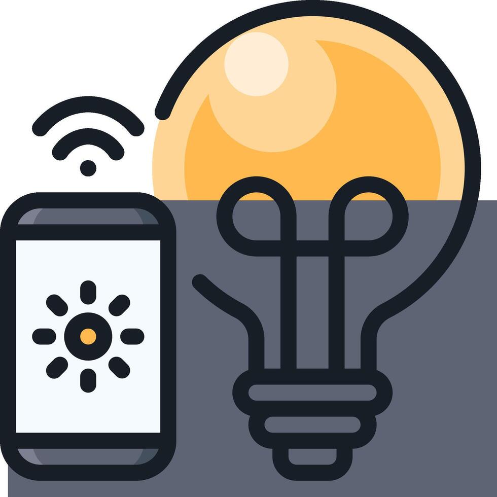 Smart home technology and the future of lighting vector