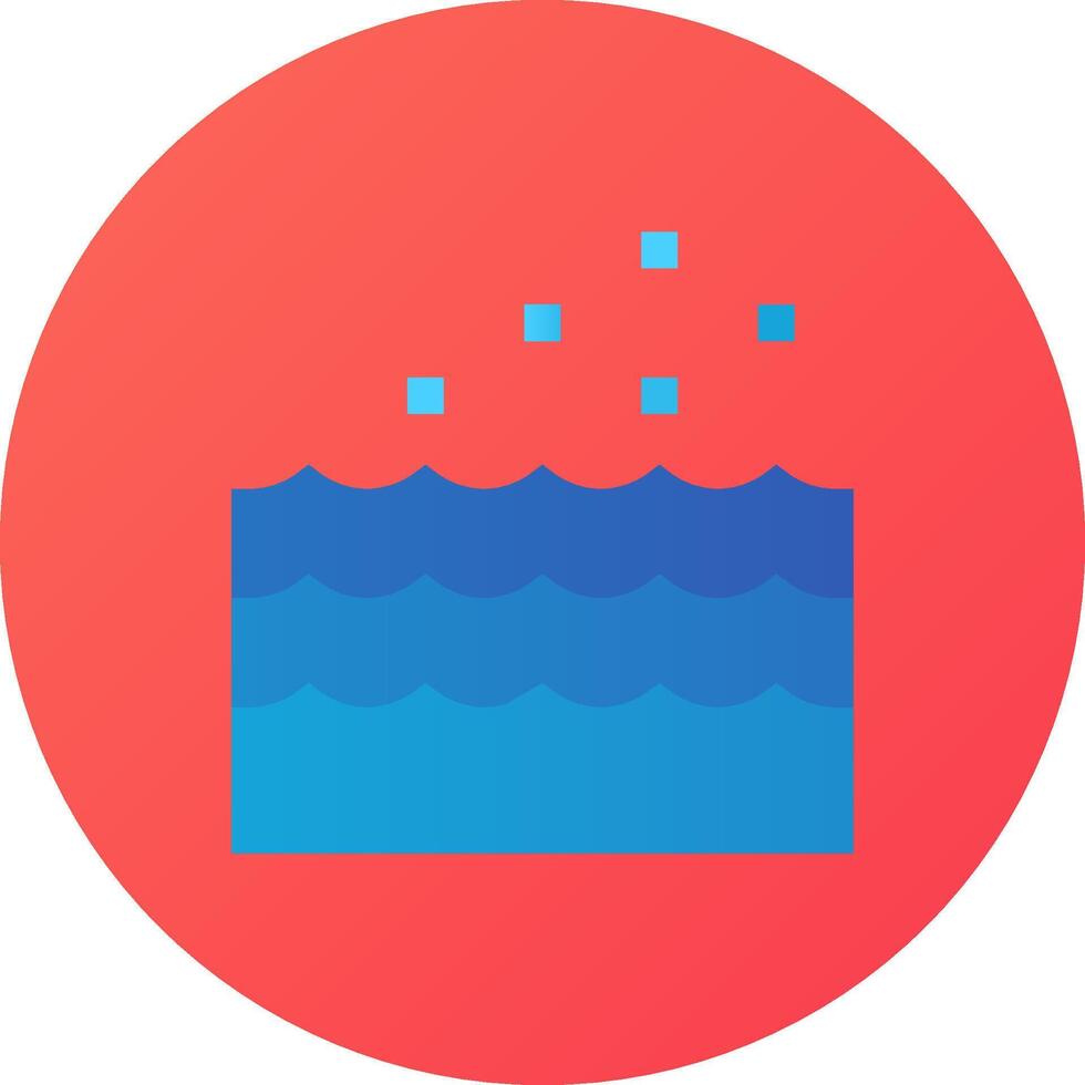 A blue and red circle with a blue wave vector