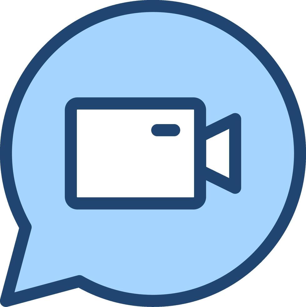 chat icon with a camera in a speech bubble vector
