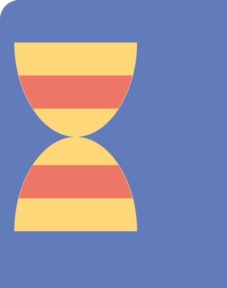 The icon for the catalan flag vector