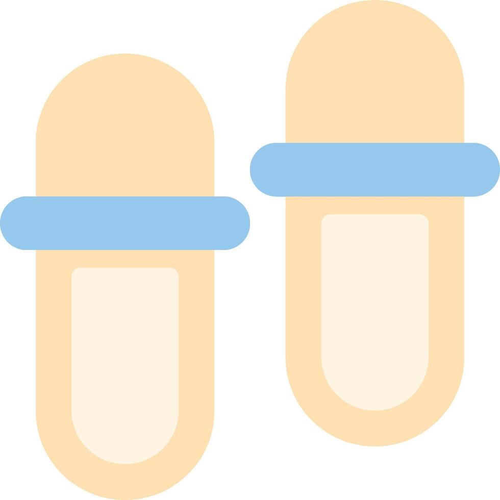 Two pairs of baby shoes with blue bands vector