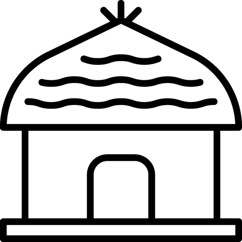 A house with a roof and a roof on top vector