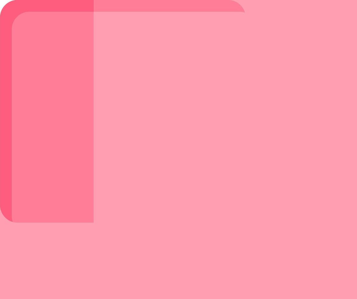 A pink square with a white border vector