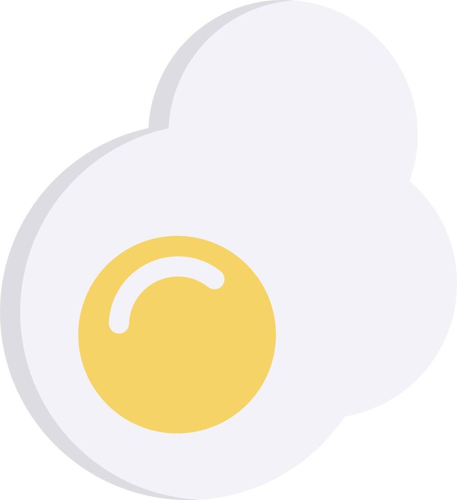 An egg is shown in a cloud vector