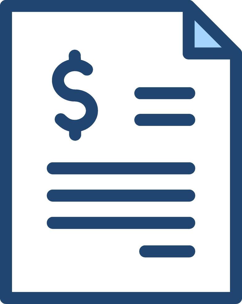 A document with a dollar sign icon vector