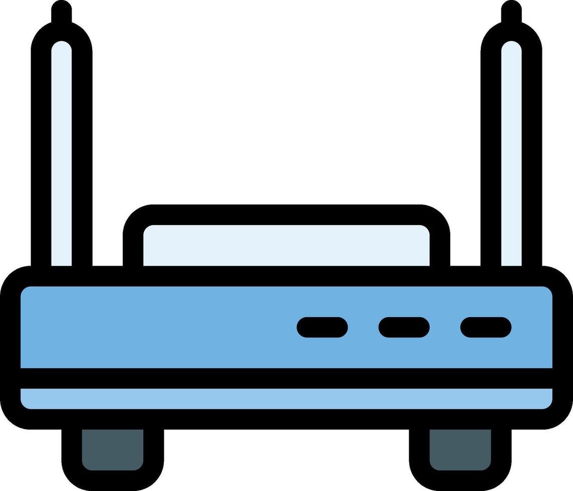 A router icon on a white background vector