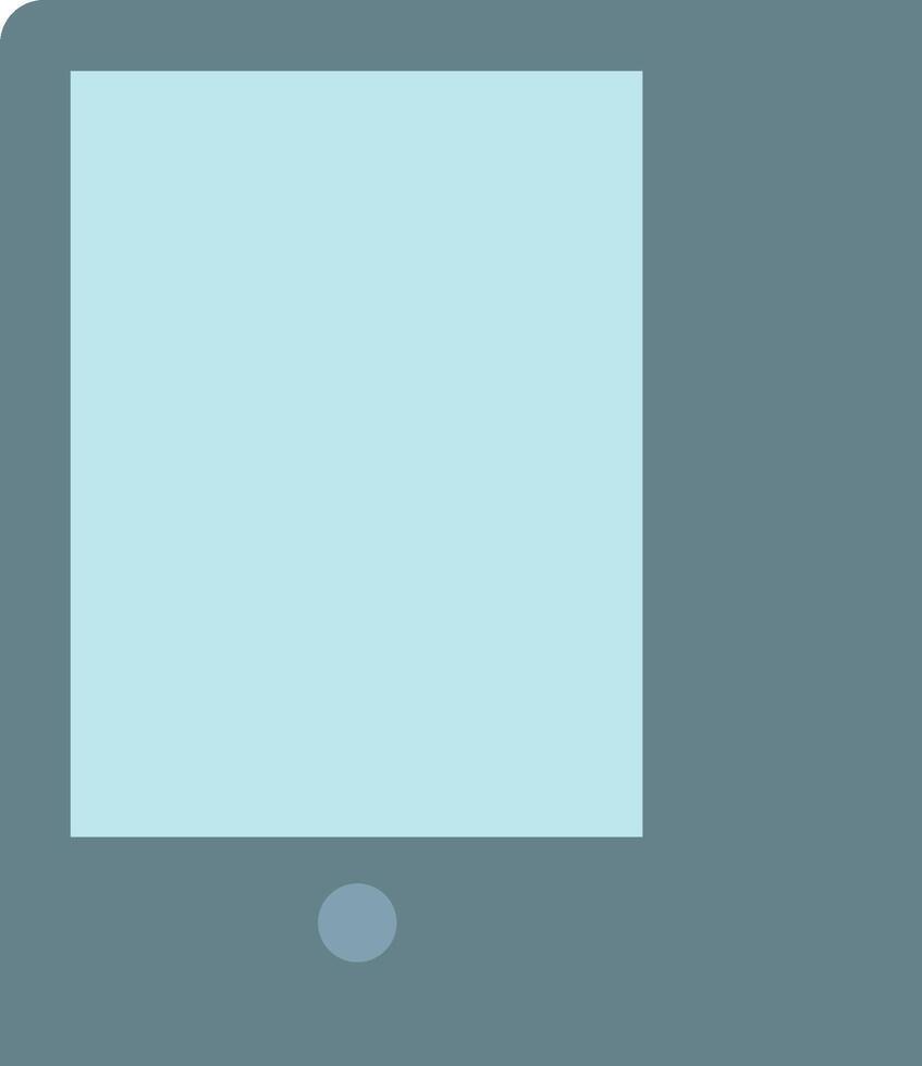An ipad with a blank screen on a white background vector