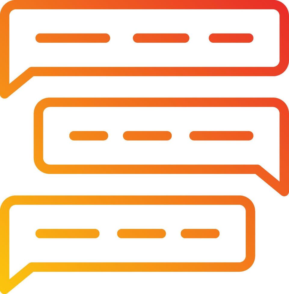 Chat bubbles icon vector