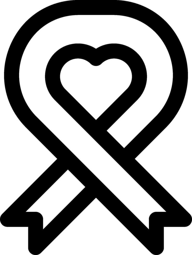 Heart ribbon clipart vector