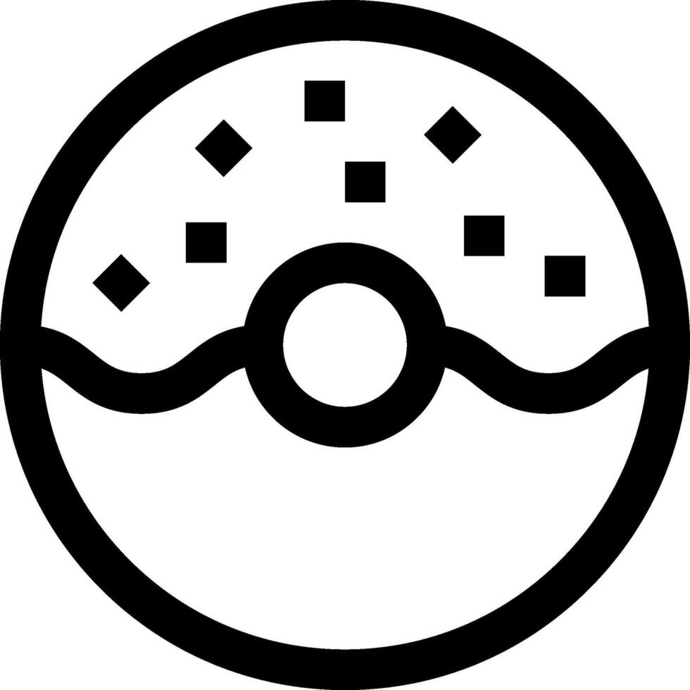Pokemon logo with a circle in the center vector