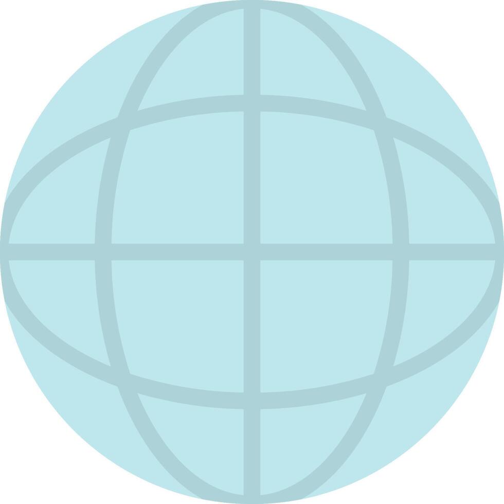 A globe with a blue background vector
