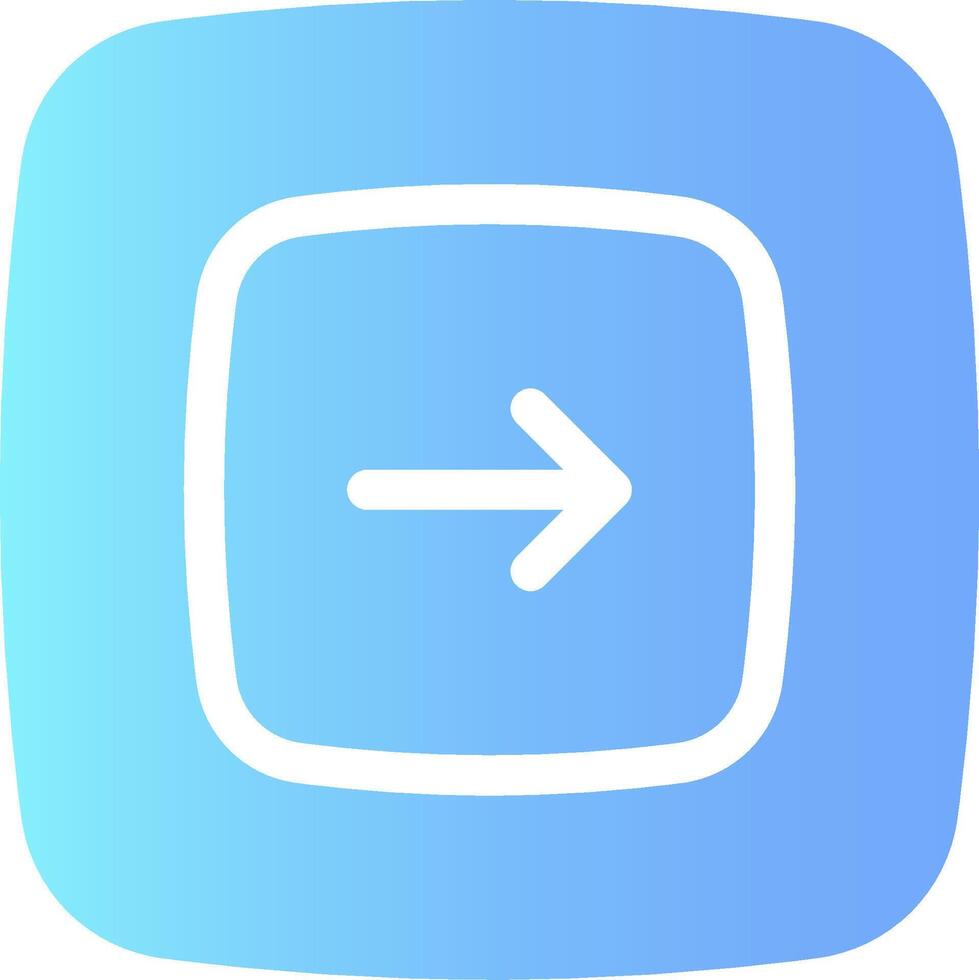 A blue square with an arrow pointing to the left vector
