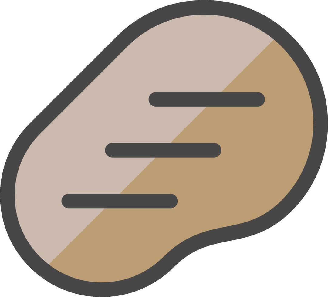 A potato icon on a white background vector
