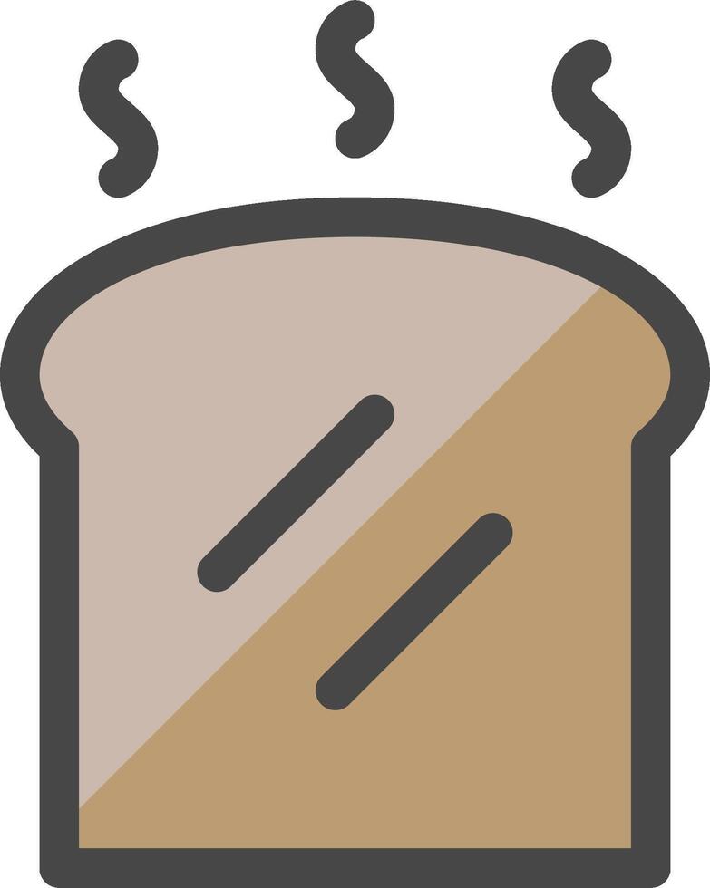 Bread icon with money symbol vector