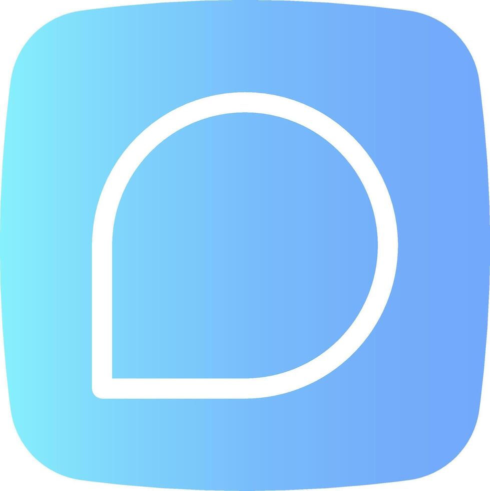The logo for the app is blue and white vector