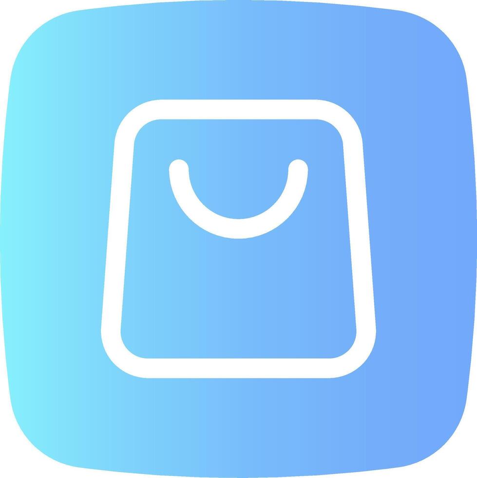 The shopping bag icon vector
