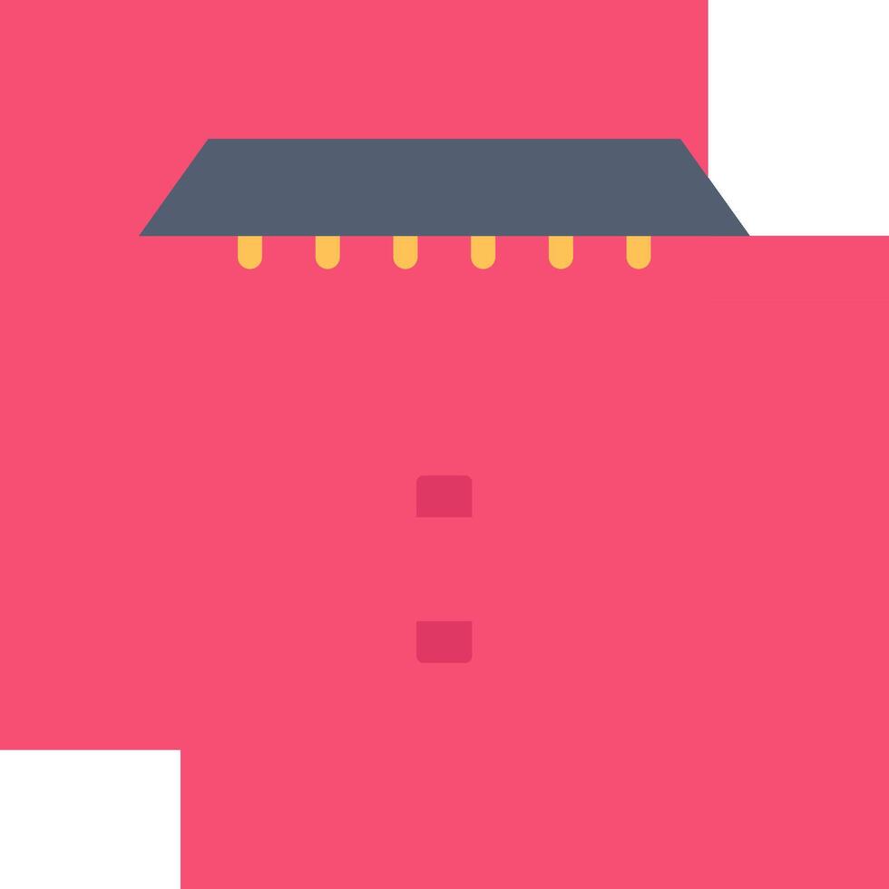 A pink background with a black umbrella vector