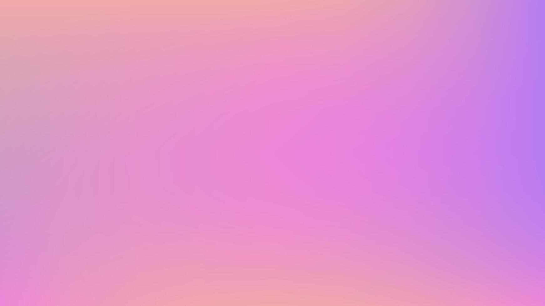 Purple hologram gradient bg. Iridescent abstract texture background. Pink and orange fluid color gradation. Soft peach ombre for trendy banner cover. Unicorn blur mesh effect on liquid design. vector