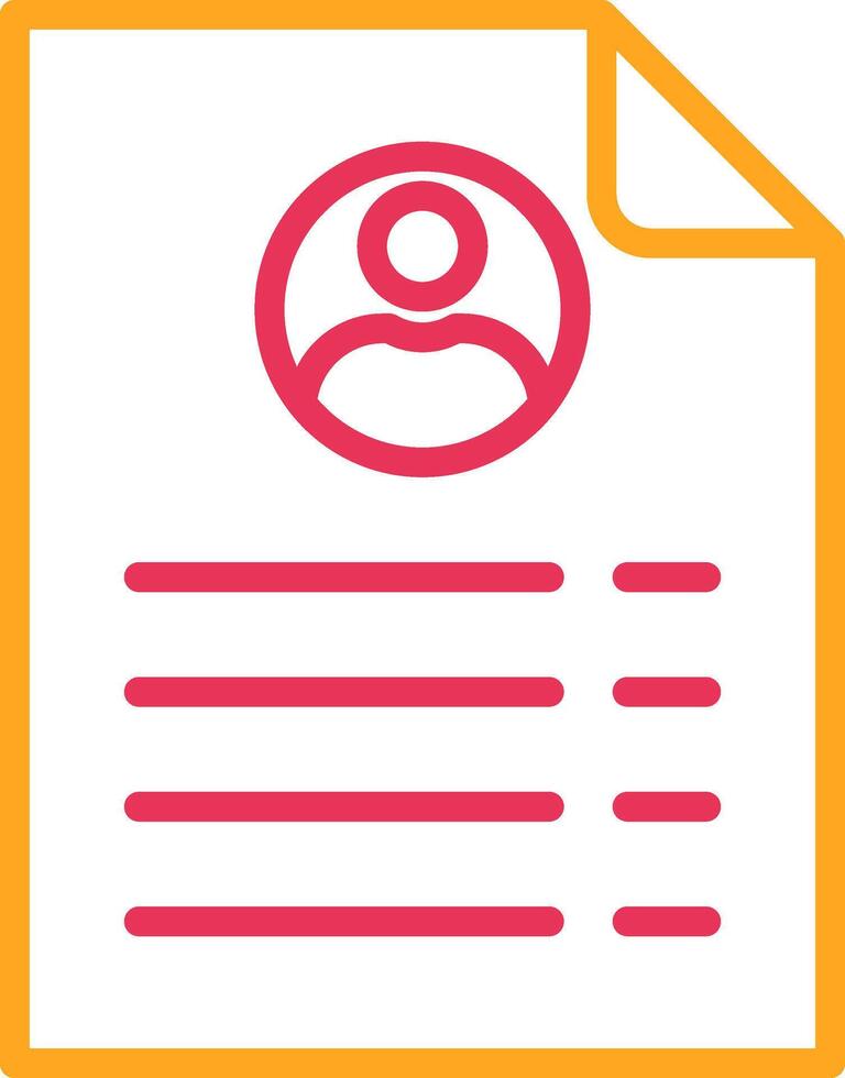 Employment Line Two Color Icon vector