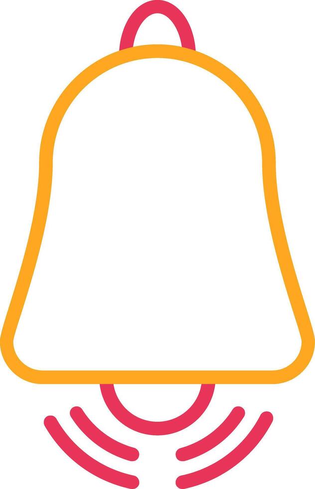 Alarm Line Two Color Icon vector