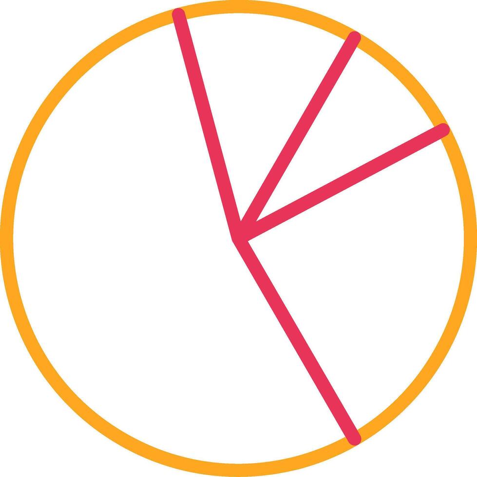 Statistics Line Two Color Icon vector