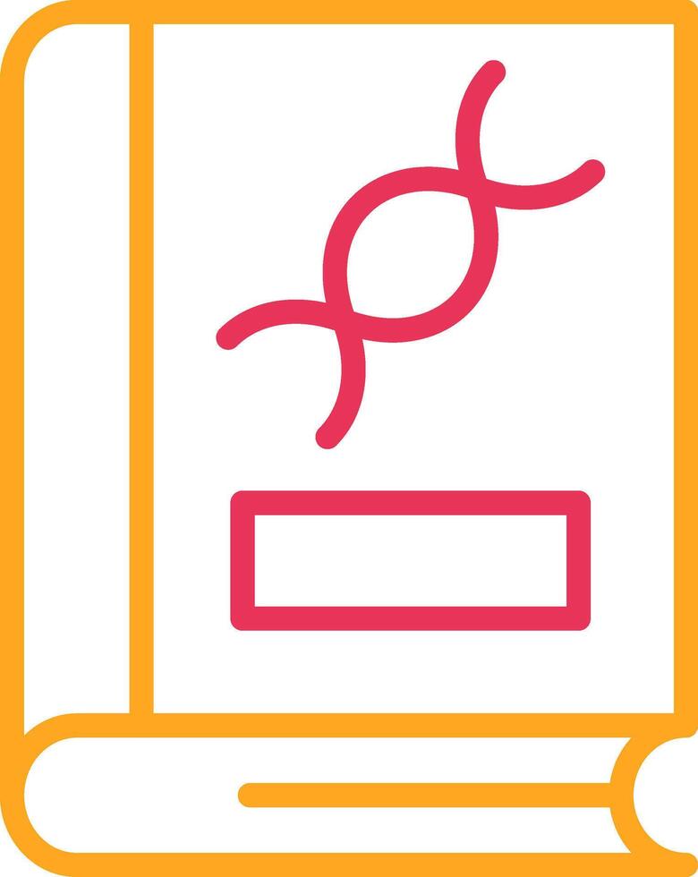 genetics Line Two Color Icon vector