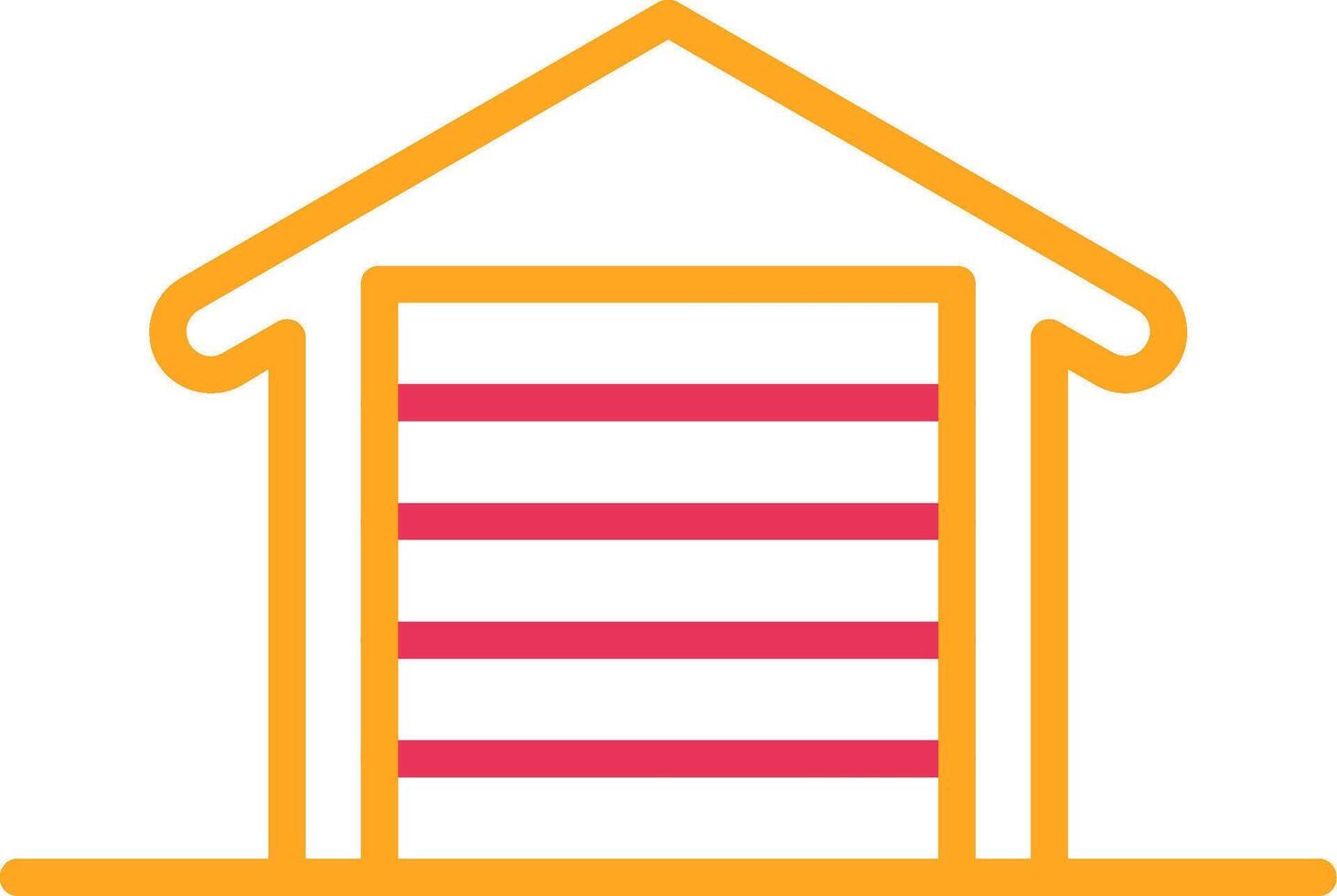 Garrage Line Two Color Icon vector