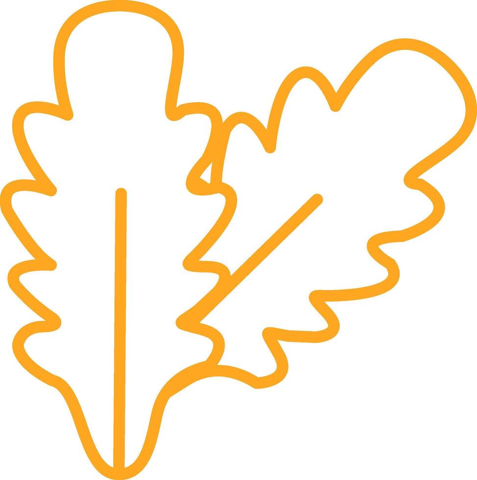 Arugula Line Two Color Icon vector