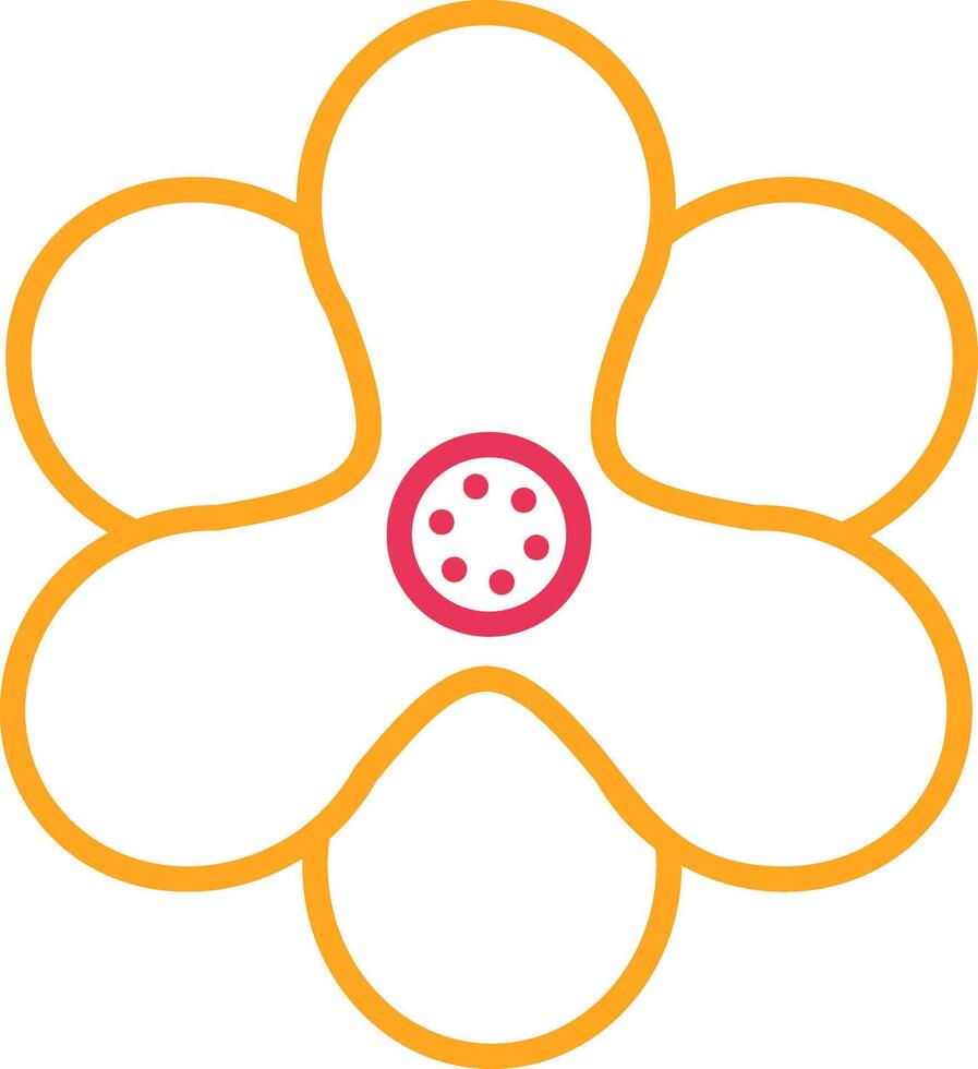 Hyacinth Line Two Color Icon vector