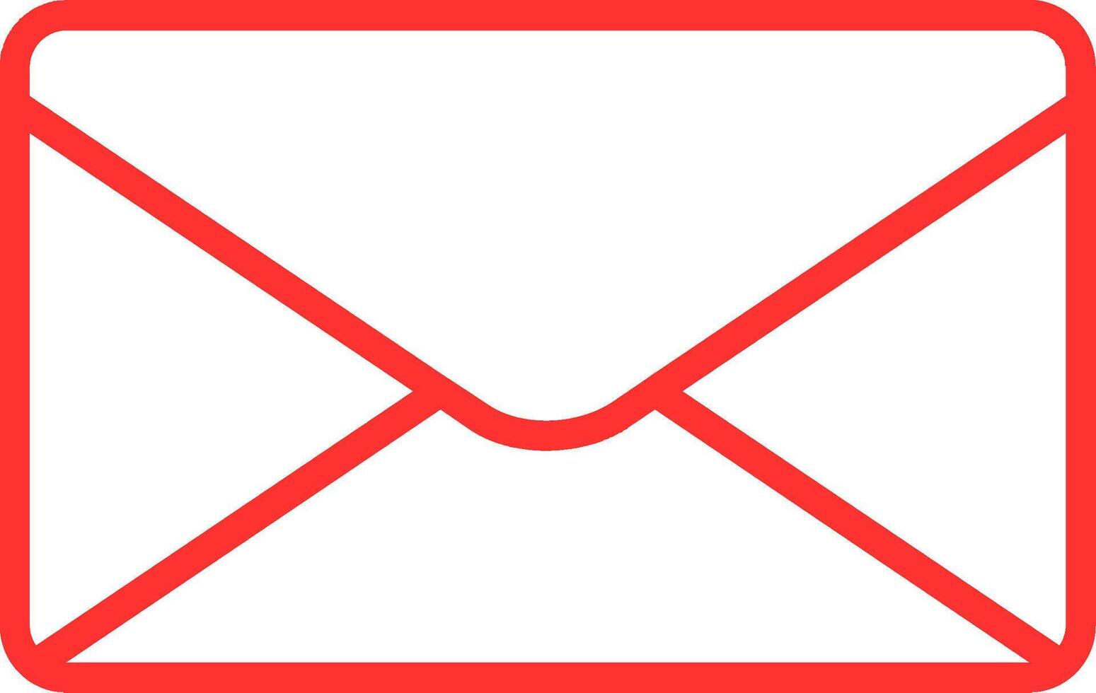 Mail Line Two Color Icon vector
