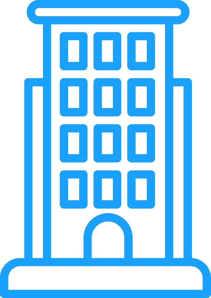 Structure Line Two Color Icon vector