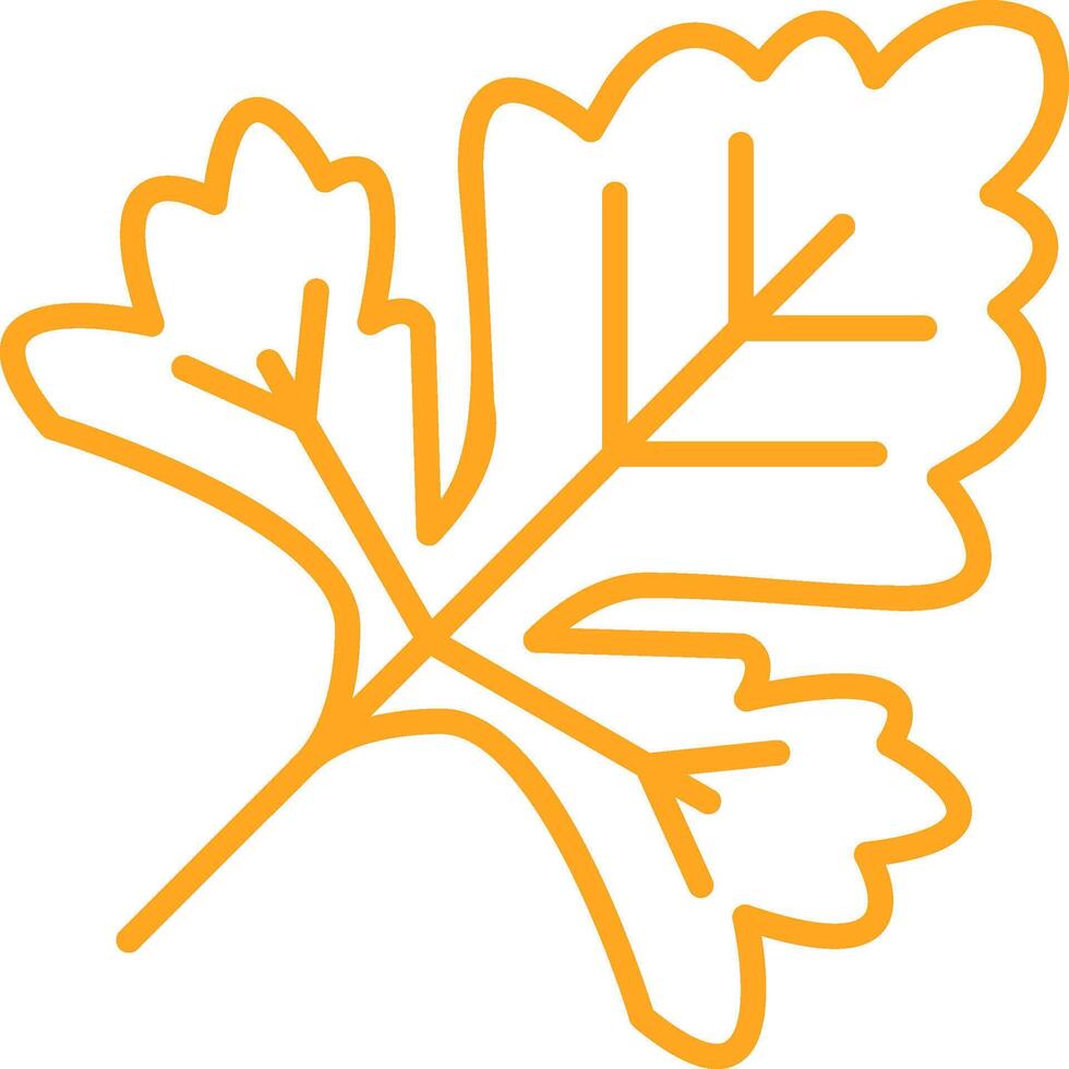 Coriander Line Two Color Icon vector