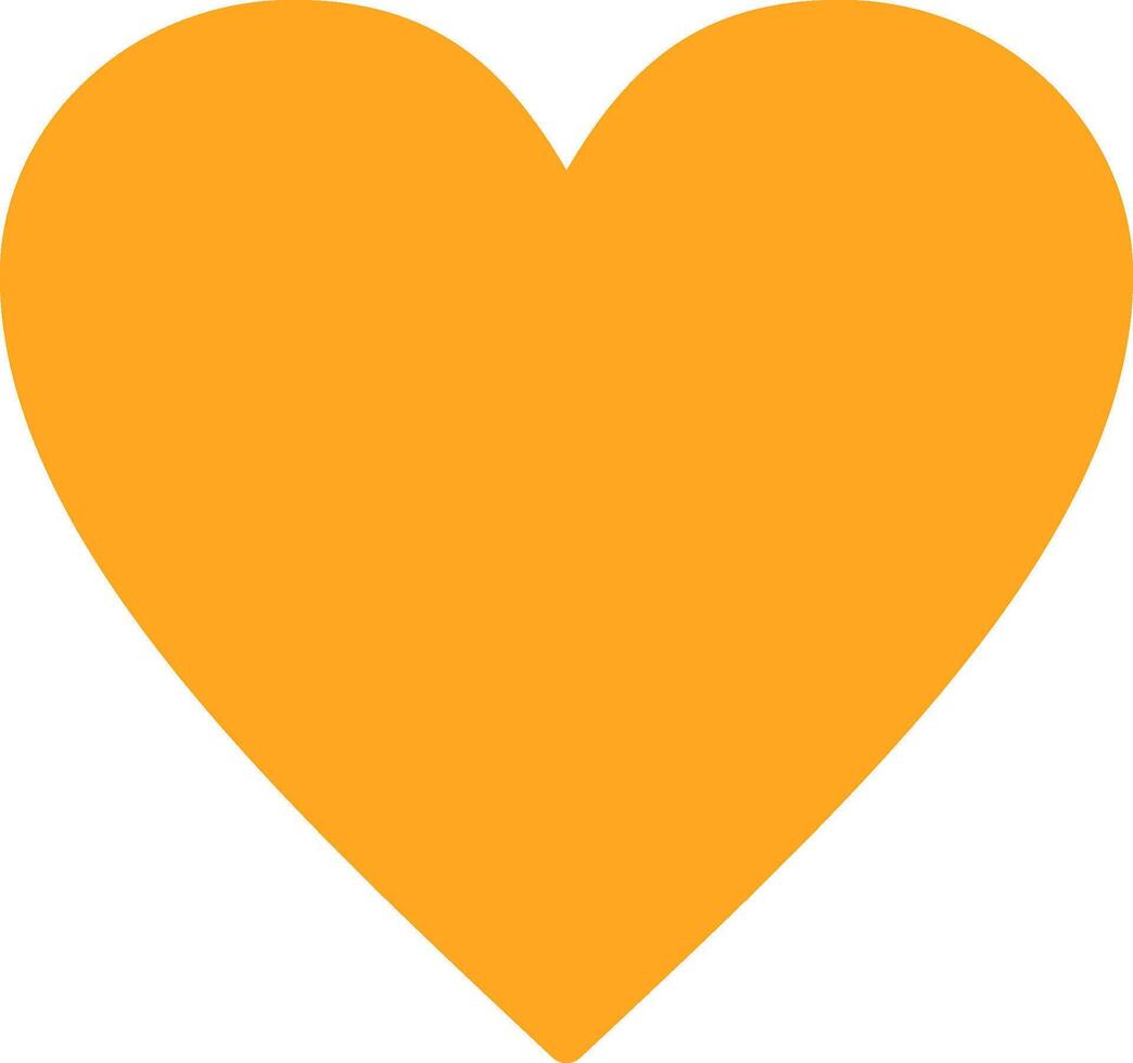 Heart Glyph Two Color Icon vector