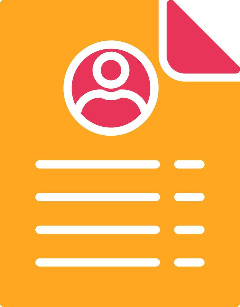 Employment Glyph Two Color Icon vector