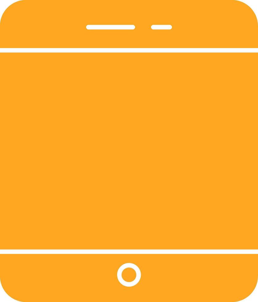 Tablet Glyph Two Color Icon vector