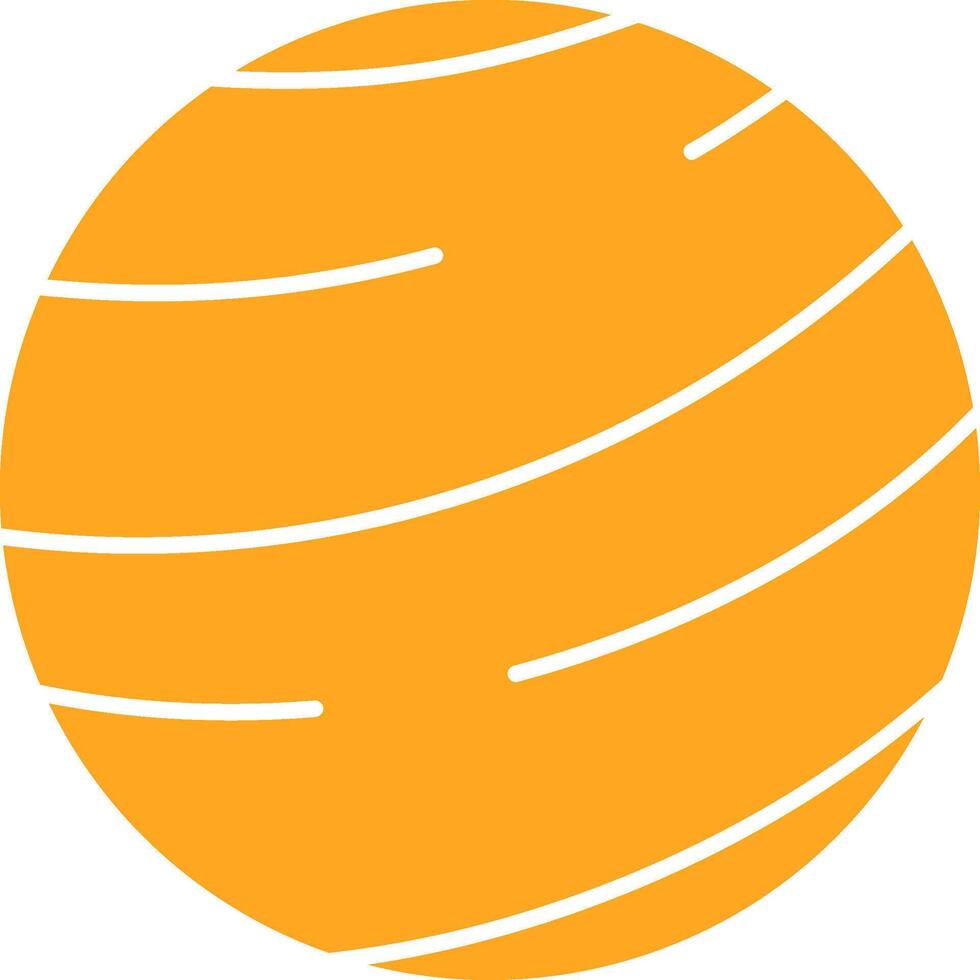 Jupiter Glyph Two Color Icon vector