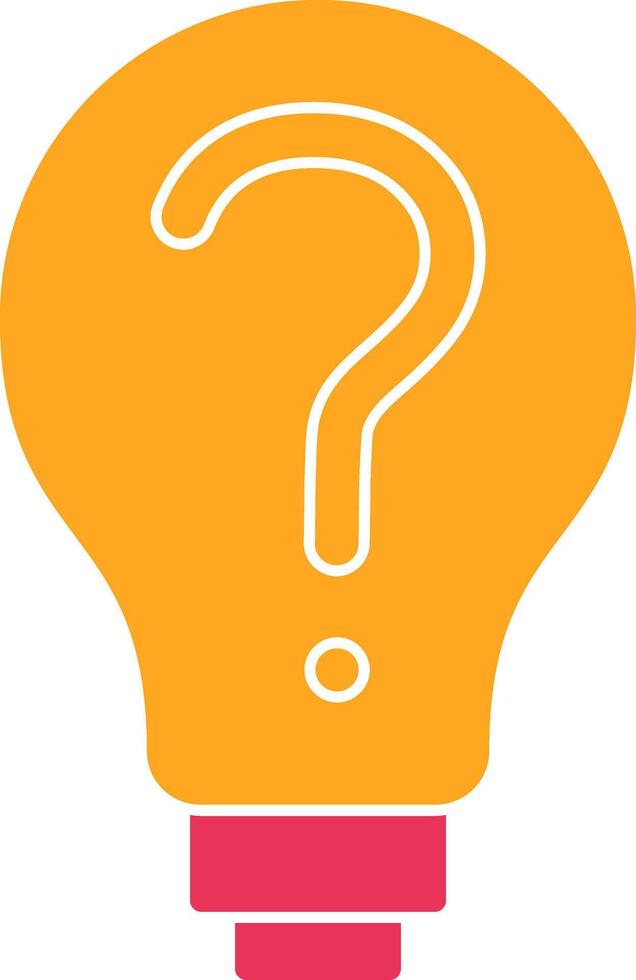 Decision Making Glyph Two Color Icon vector