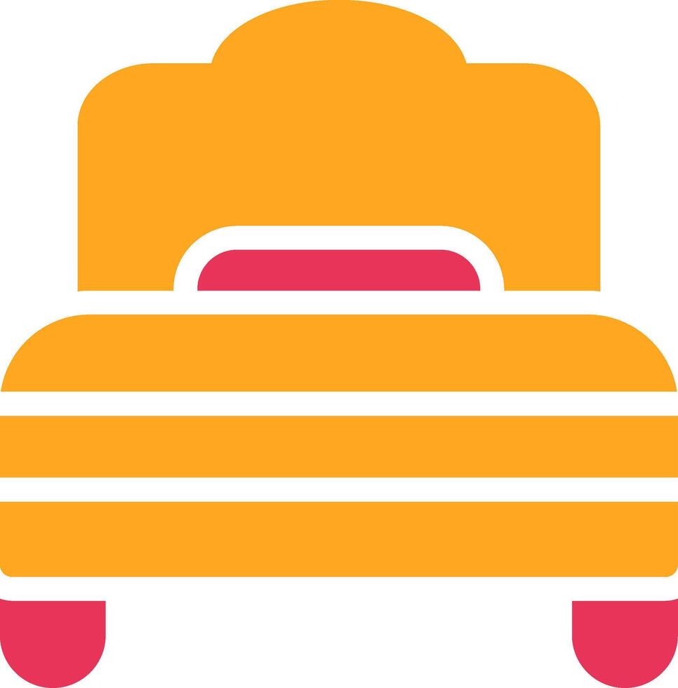 Rest Glyph Two Color Icon vector